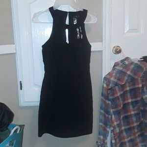 Black cocktail dress